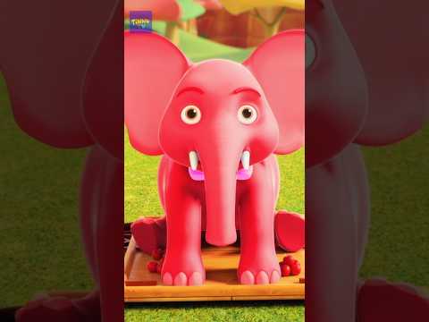Teen Mota Hathi Ghumne Chala, एक मोटा हाथी, Numbers Song, Hindi Cartoon #shortsforkids #trending