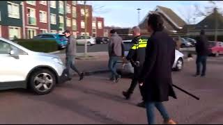 Slijptol mishandeld in urk