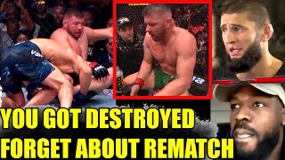 DDP shouldn't even dare mention about a REMATCH with Khamzat Chimaev,Jon Jones slams Daniel Cormier