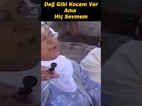 Kocasını bir türlü sevemeyen teyze 😁 #shorts