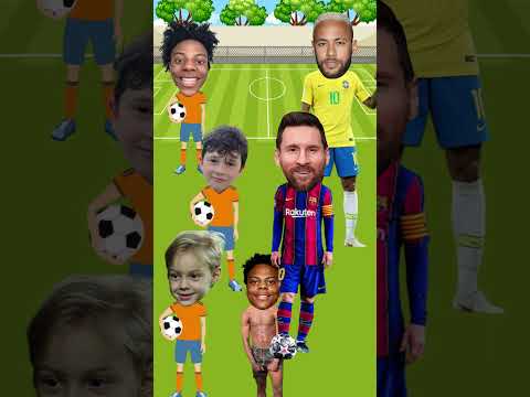 ¿Dónde Está Mi Papá De Fútbol? ❤🤔(Ronaldo, RonaldoJr, Messi, NeymarJr)