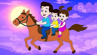 Lakdi Ki Kathi | लकड़ी की काठी | Popular Hindi Rhymes Fir Kids - Animated Song | Aayu Rhymes