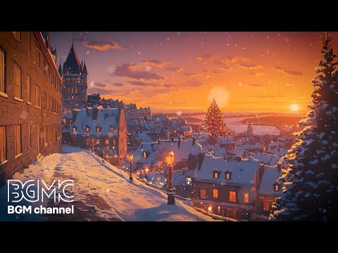 🌅 Peaceful Guitar at Sunset: Christmas Evening Ambience | Relaxing Winter Acoustic