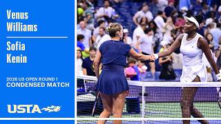 Venus Williams vs. Sofia Kenin Condensed Match | 2026 US Open Round 1