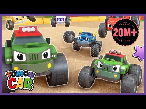 Make Tomoncar Friends Make Origami Play Paper Toys! Learning Color names nursery rhyme Kids Songs
