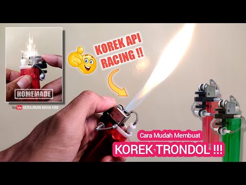 Mudah Banget !! Cara Membuat Korek Trondol