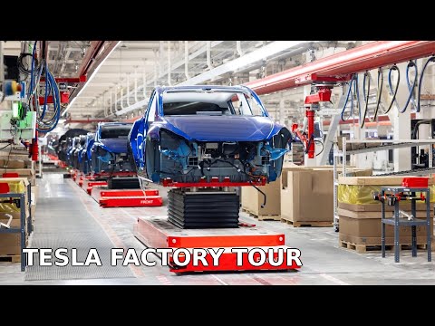 Inside Tesla’s Factories: How Model S, Model 3, and Model Y Electric Cars Are Made (USA & Germany)