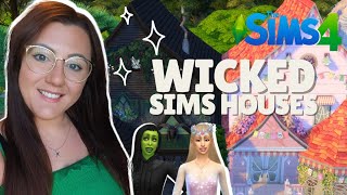 Building houses for ELPHABA & GLINDA - Sims 4 WICKED