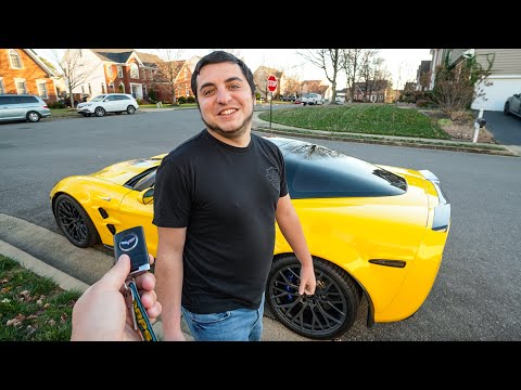 Giving Him a $70,000 C6 ZR1 Corvette for 1 Hour...