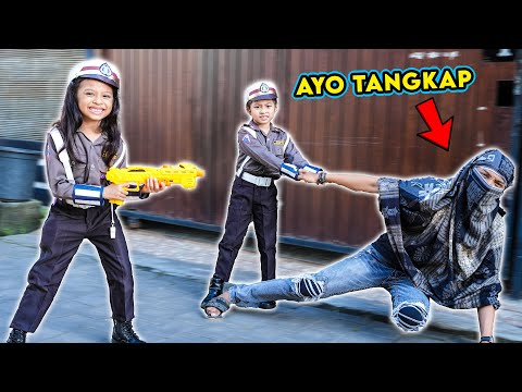 DRAMA ALUNA DAN AMANDA JADI POLISI!! ADA MALING DI RUMAH KITA!!