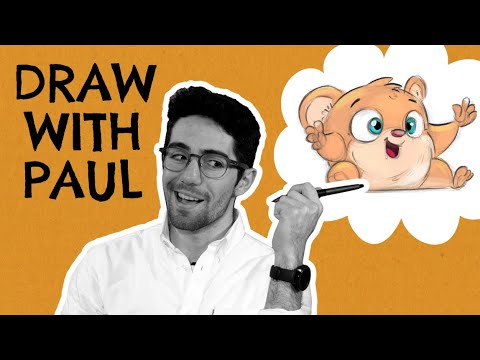 Draw Bernard from The Wishmas Tree - Speed Draw with Paul