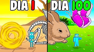 ¡SIMULANDO Villagers por 100 DÍAS en Minecraft!