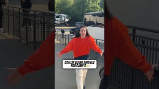 CAITLIN CLARK ARRIVES FOR GAME #basketball #nba #caitlinclark