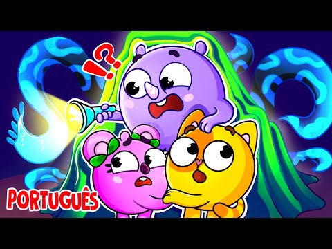 Festa do Pijama 😴 Dez na Cama | Músicas Engraçadas 😻🐨 e Canções de Ninar por Baby Zoo Português