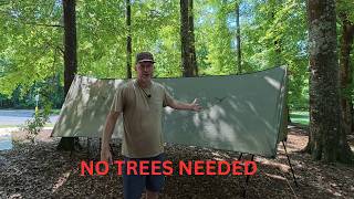 HAMMOCK CAMPING- NO TREES NO PROBLEM!