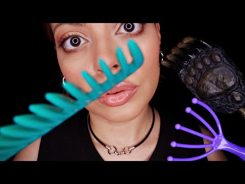 ASMR| FACE COMBING ✨Tingles✨ - INTENSE VISUALS & PERSONAL ATTENTION - ASMR You Can FEEL