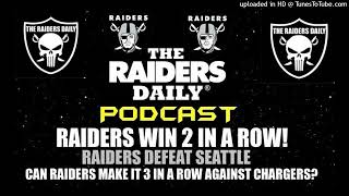 RAIDERS DEFEAT SEATTLE! BACK TO BACK WINS