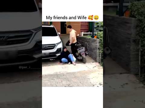 My friends and Wife 🥰😀 #shorts #motovlog #reaction #funny #bikerider