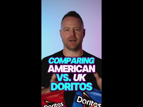 The difference between American and UK Doritos