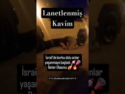 İsrailde Korku Dolu Anlar..😇Elhamdülillahirabbilâlemin🤲Bunların Allahıda Yok Ne Diye Yalvarıyo Acaba