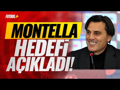 Vincenzo Montella: "Adım adım ilerleyerek ilk hedefimiz..." #MilliTakım