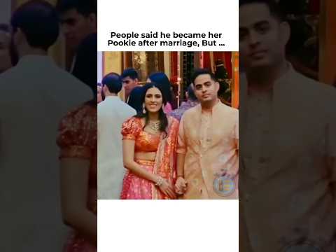 Pookie after marriage? Nah, check the wedding day #shloka #akashambani #shorts #shlokaakash