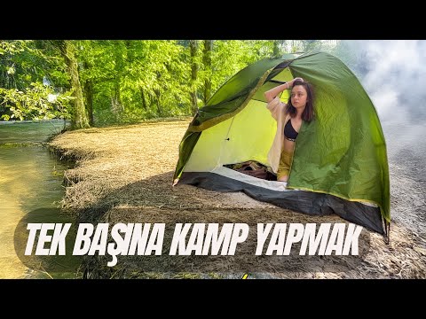 TEK BAŞIMA KAMP YAPTIM! Neler Yaşadım?