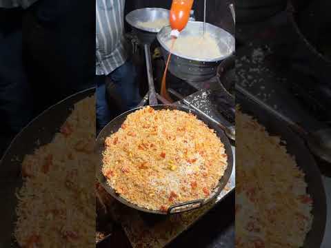 Egg Bhurji Rice Making In Pune | Indian Street Food