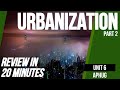Urbanization Concepts and Models
