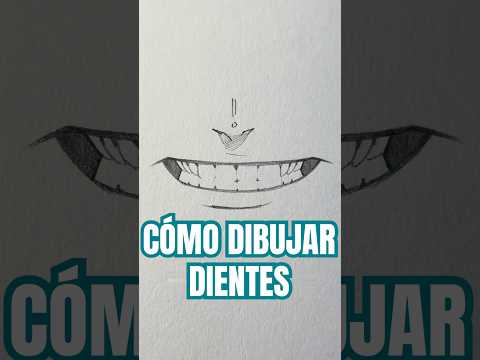 ¡Deja de dibujar dientes así! Este truco lo cambia todo 😳🦷 |Jmarron #dibujo #shorts #comodibujar
