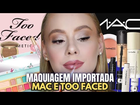 MAQUIAGEM com IMPORTADOS somente TOO FACED e MAC