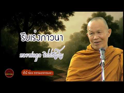 รีบเร่งภาวนา เสียงเทศน์ หลวงพ่อทูล ขิปปปัญโญ (ไม่มีโฆษณาแทรก)