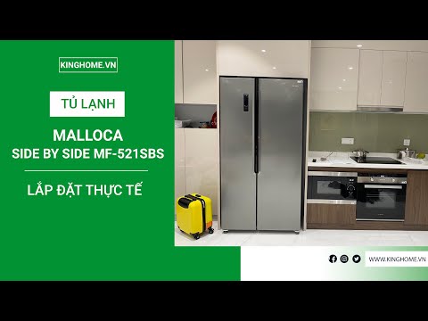 Tủ lạnh Malloca Side by Side MF-521SBS