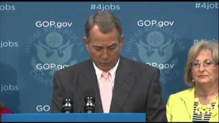 Boehner 'Welcomes' Obama to Jobs Conversation