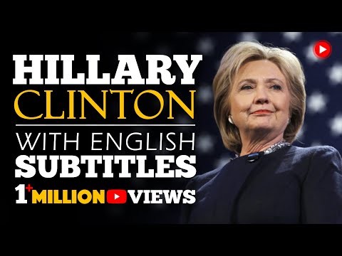 ENGLISH SPEECH | HILLARY CLINTON: Be Resilient (English Subtitles)