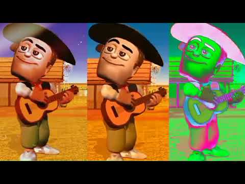 Cabeza, ojos y pies de Zenón - Efectos visuales