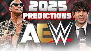 Wie entwickeln sich WWE & AEW? 😲 Vorhersagen & Predictions für 2025 von vor einem Jahr!