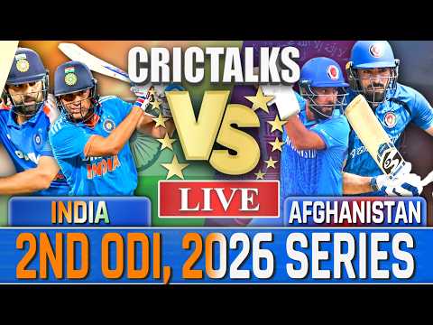 Live: IND Vs AFG, 2nd ODI, 2026 Series, Cricket Live Match Today Scores & Commentary, Last 30 Overs
