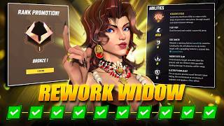 I Did My Placements With ONLY Reworked Black Widow in Marvel Rivals