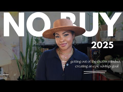 My 2025 No Buy Challenge || cutting excessive living + building savings and investing