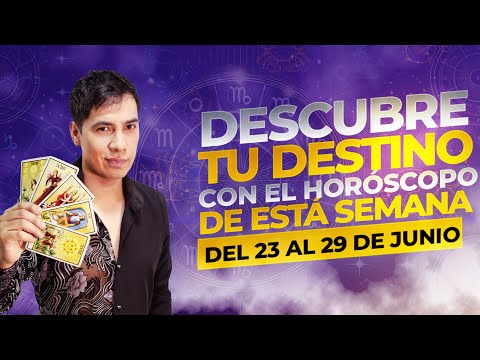 HORÓSCOPO del 23 al 29 de junio de 2025 con JHAN SANDOVAL: ¿Qué te depara el destino? 🔮
