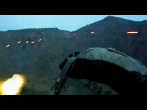 FIREFIGHT WITH TALIBAN IN MOUNTAINS