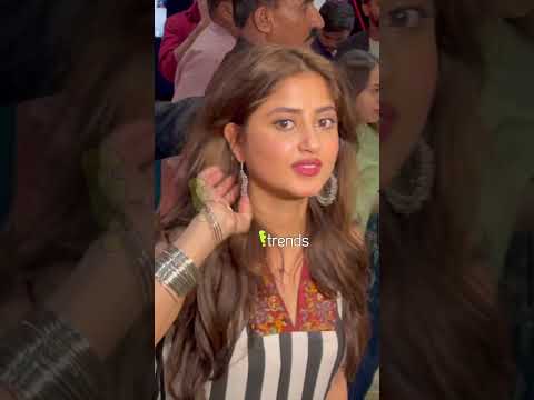 Sajal Aly with Shahroz Sabzwari at the Premiere of Babylicious