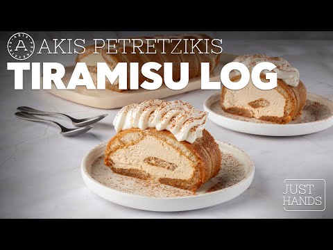 Tiramisu Log | Akis Petretzikis