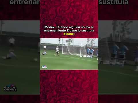 😯 Modric: Cuando alguien faltaba, Zidane lo sustituía 😳🔥 | #football #footballshorts #futbol #soccer