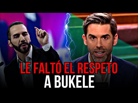 Periodista Español Defensor de Delincuentes Acusó a Bukele y lo DESTROZAN😱