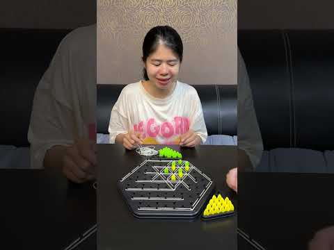 ขึงหนังยาง 4 เสา #games #ของเล่น #โบว์บอล