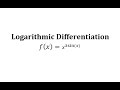 Differentiation and Logarithmic Functions