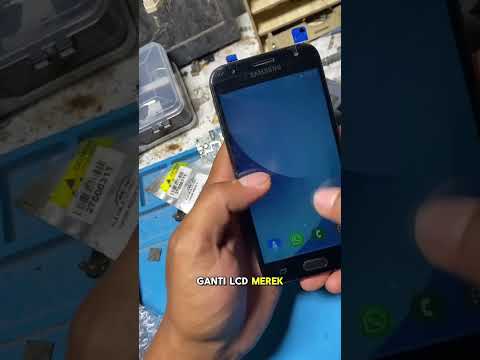 Patut diacungi jempol emak emak bawa lcd #servicehp