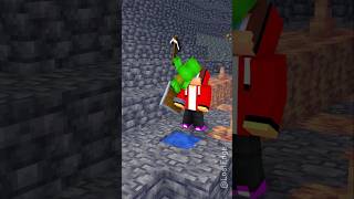 HELP JJ save baby Mikey from falling in cave - Maizen Minecraft Animation # Maizen #minecraft